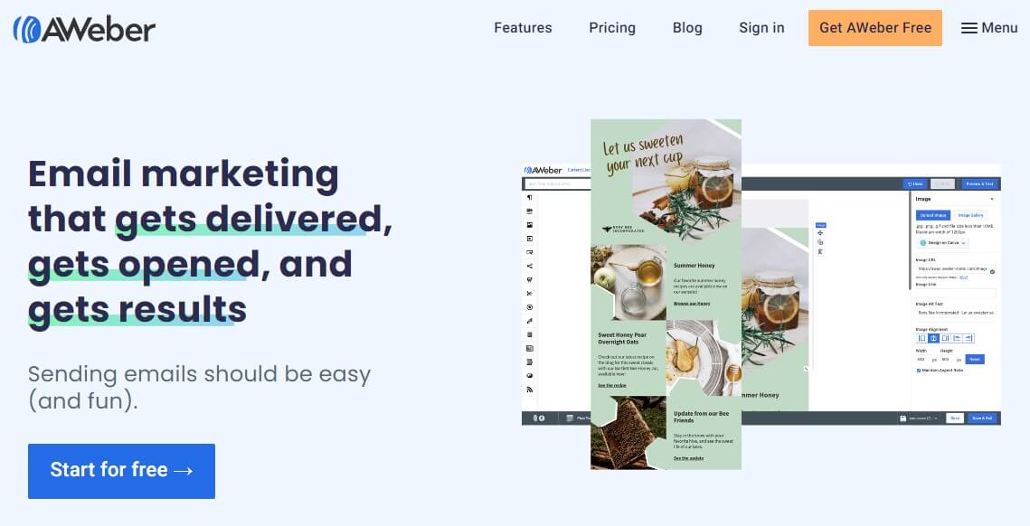 AWeber, el mejor autoresponder para marketing de afiliación