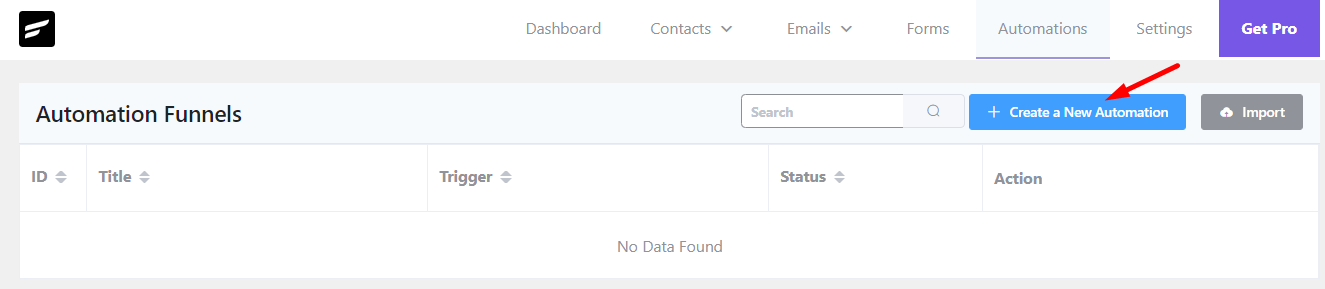 crear una automatización de correo electrónico de bienvenida para suscriptores de correo electrónico en wordpress usando fluentcrm