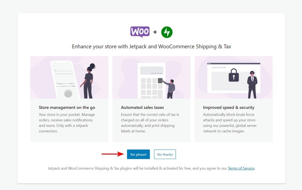 Asistente de configuración de WooCommerce 7