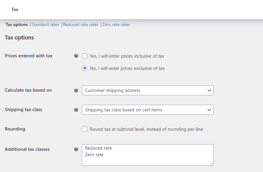 Opções fiscais no WooCommerce – Você não pode criar uma loja online com WordPress sem essas wp.com/wp-content/uploads/2022/10/tax-options-1.png