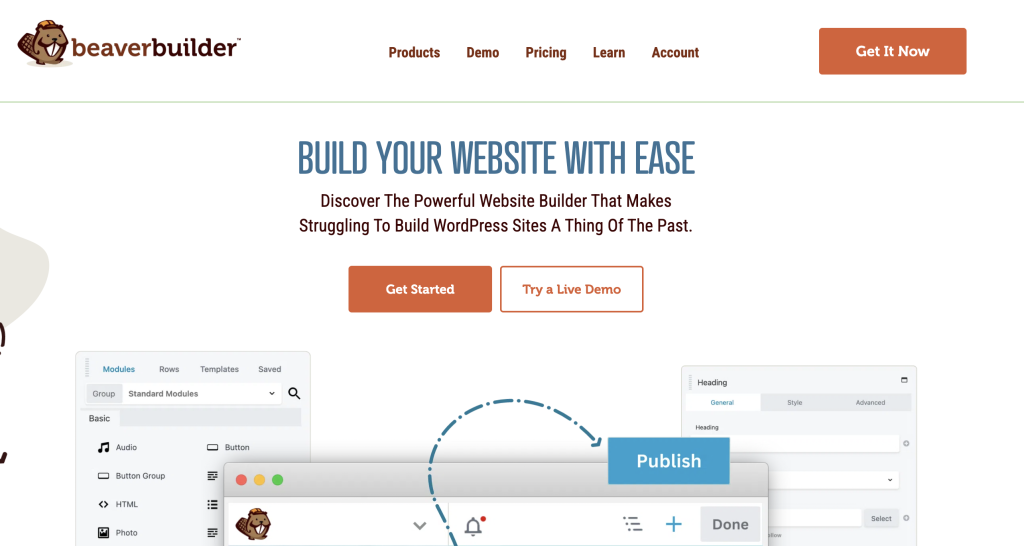 castorbuilder para wordpress