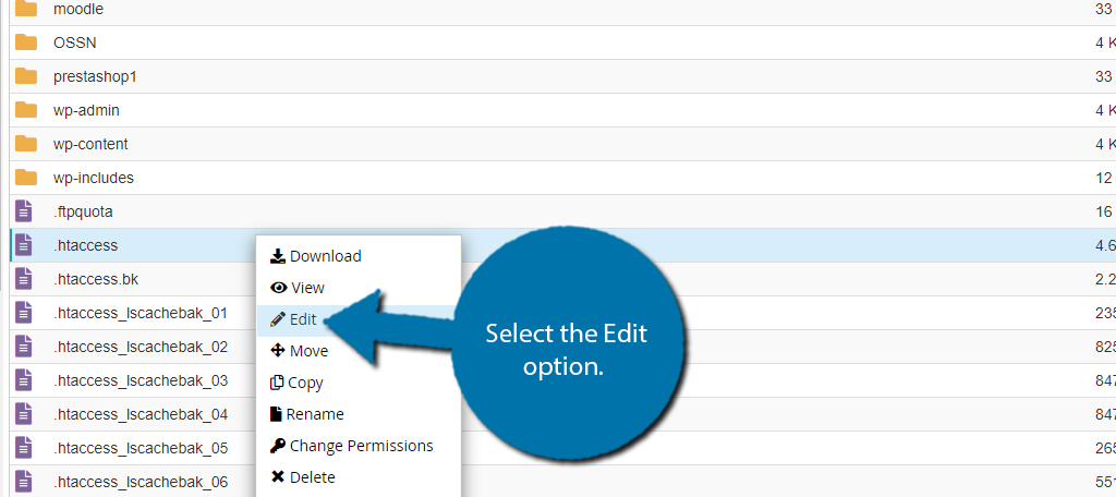 Edite el archivo .htaccess para aumentar el límite de memoria en WordPress