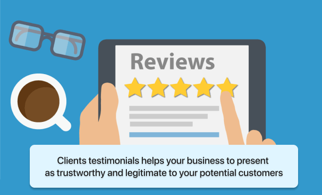 Utilice testimonios o reseñas de sus clientes para aumentar las ventas de WooCommerce