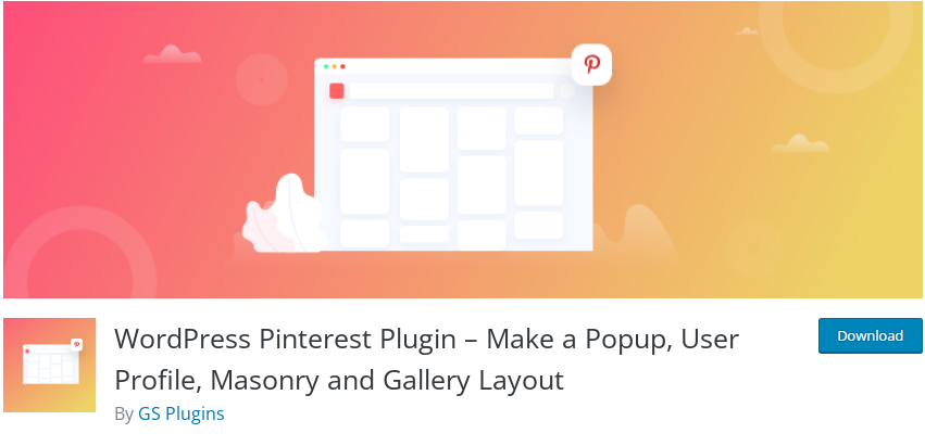 Plugin GS Pinterest