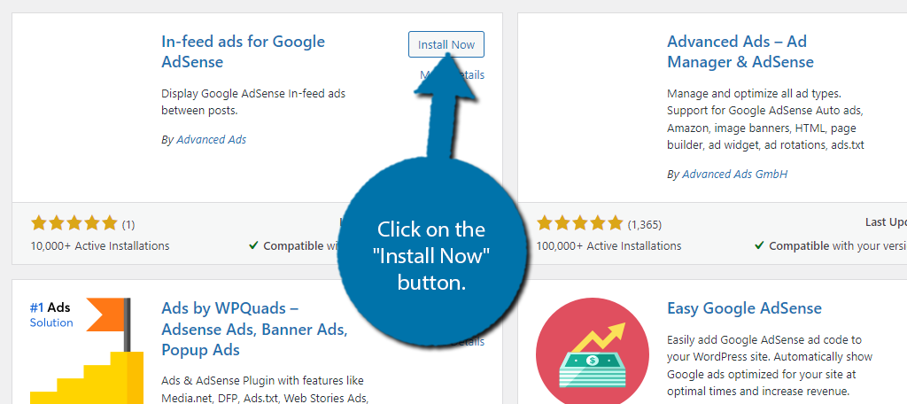 Instalar anuncios In-Feed para Google AdSense