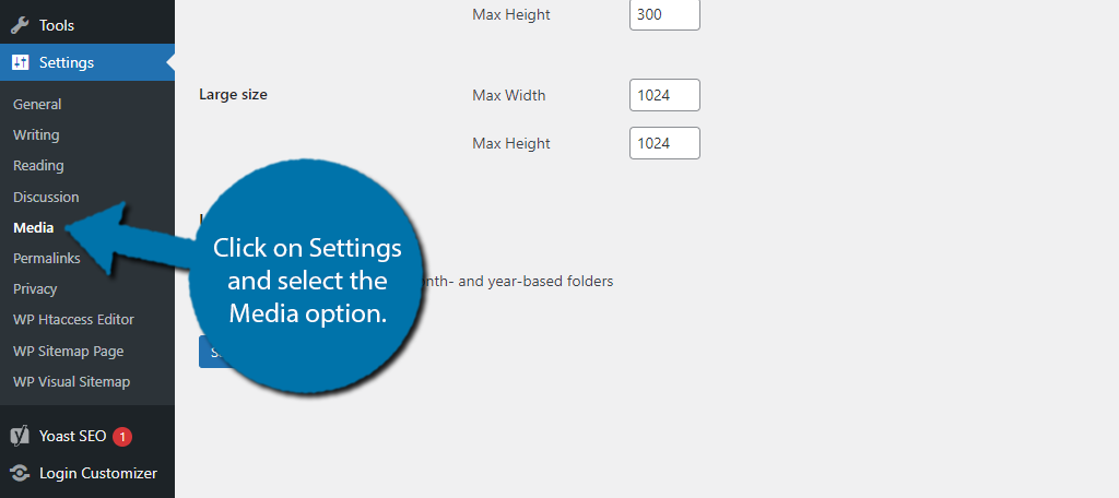 Configuración de medios