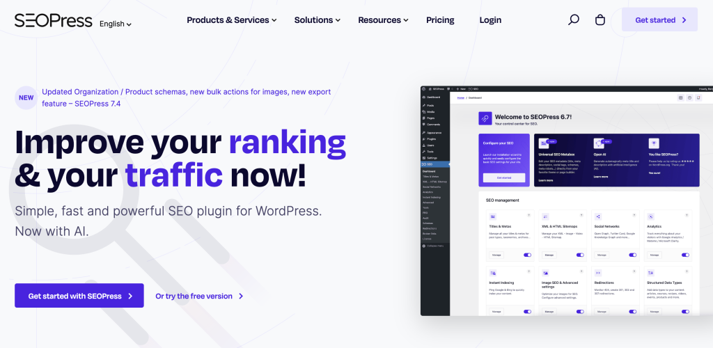 SEOPress: los mejores complementos de SEO para WordPress