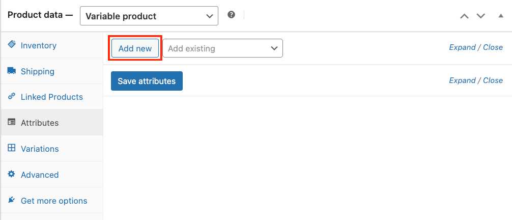 Adding a new custom attribute to a product