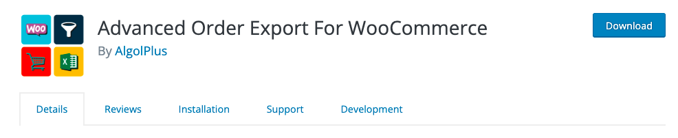 Plugin de exportación de pedidos avanzados de WooCommerce