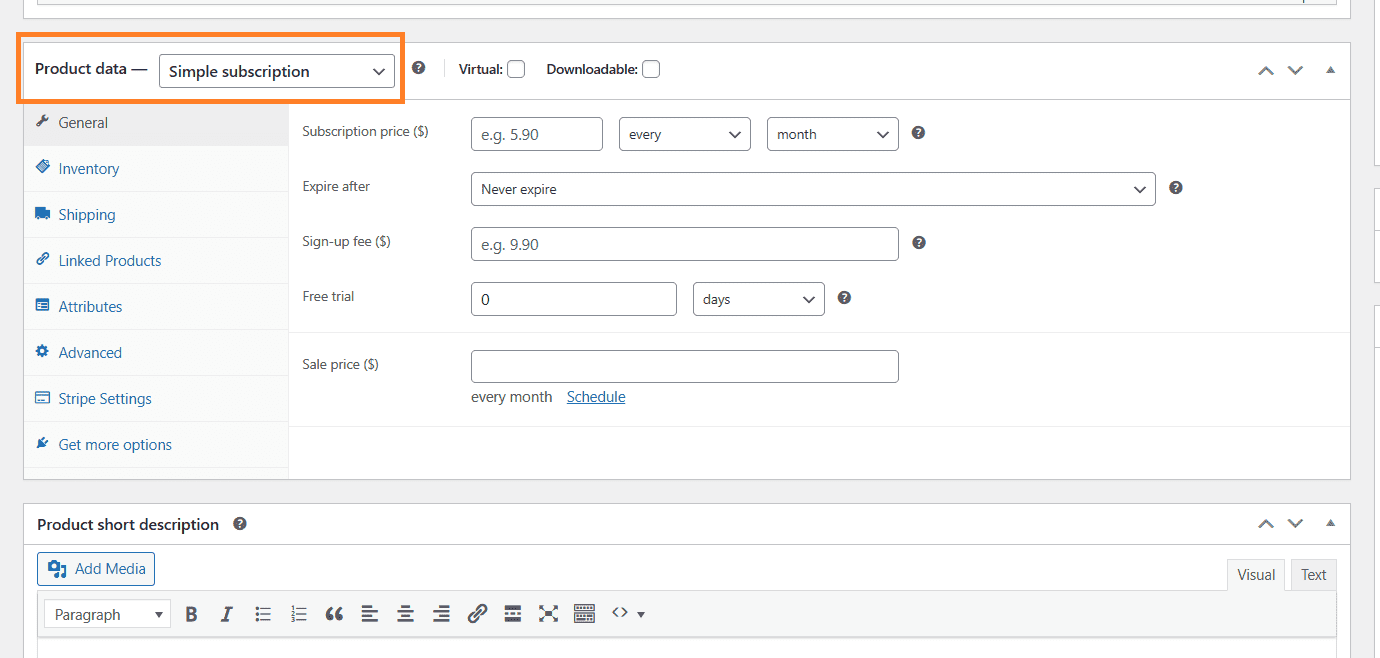 Renovación anticipada de suscripciones de WooCommerce (configuración)