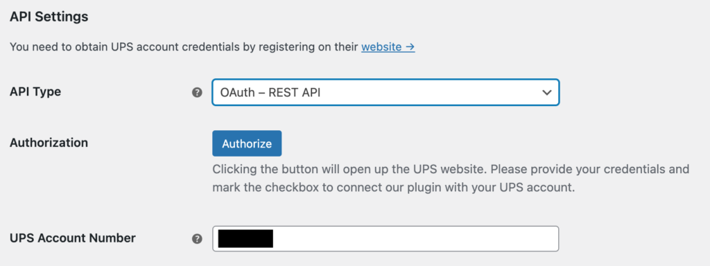 OAuth: método API REST