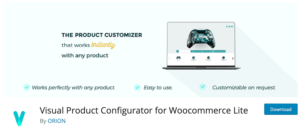 Configurador visual de productos para la página de inicio de WooCommerce