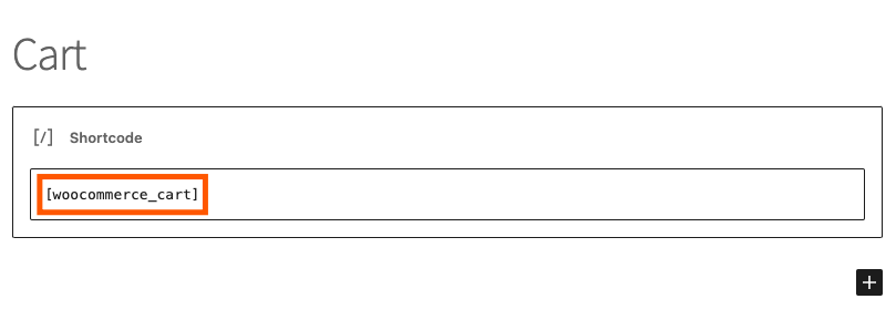 código corto del carrito de woocommerce