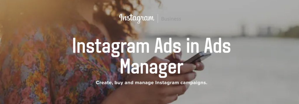 Administrador de anuncios de Instagram