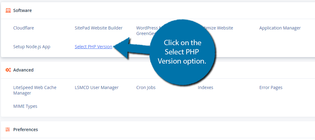 Elegir la versión correcta de PHP puede corregir el error crítico en su sitio web