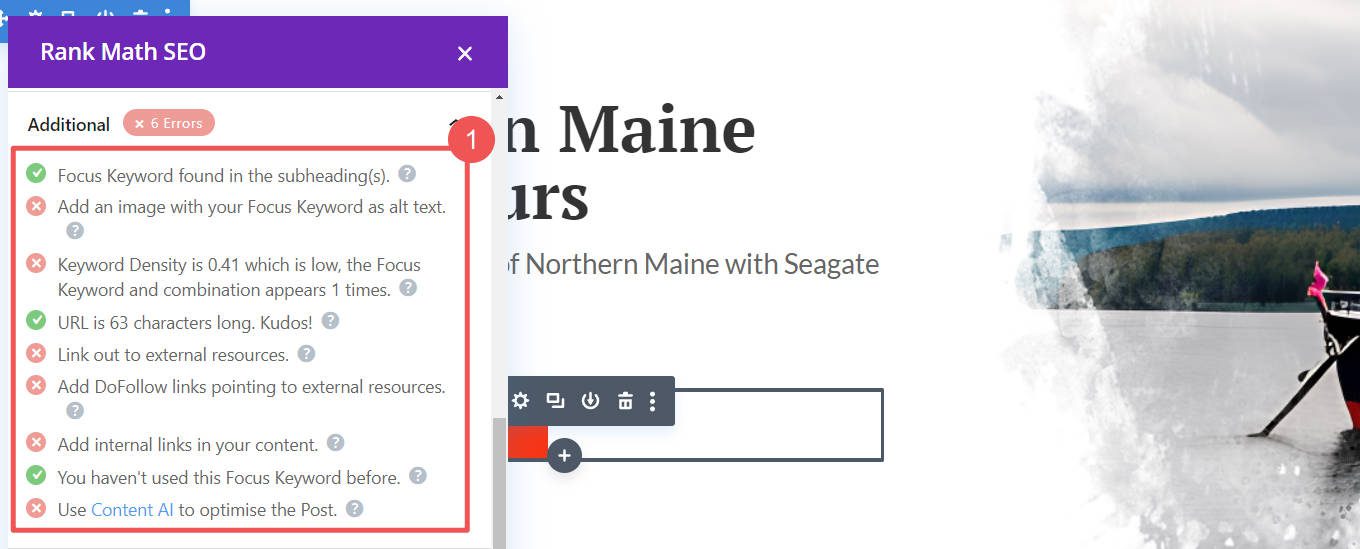 Utilice Rank Math para mejorar el SEO: pasos 6