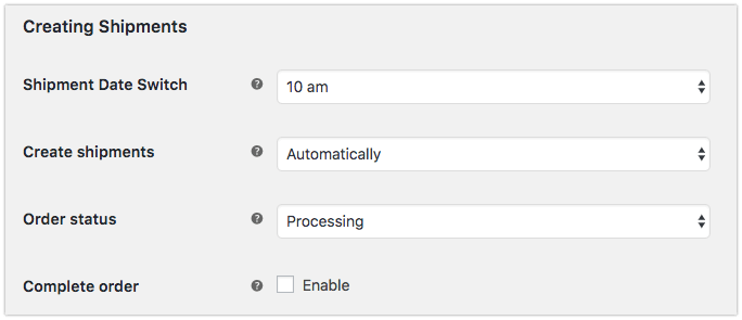 creando envíos en DPD Local para WooCommerce