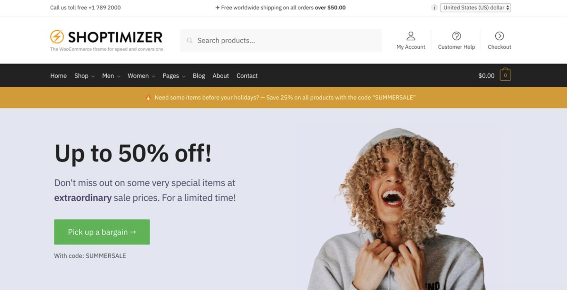 Introducción a Shoptimizer, un tema de WordPress para WooCommerce