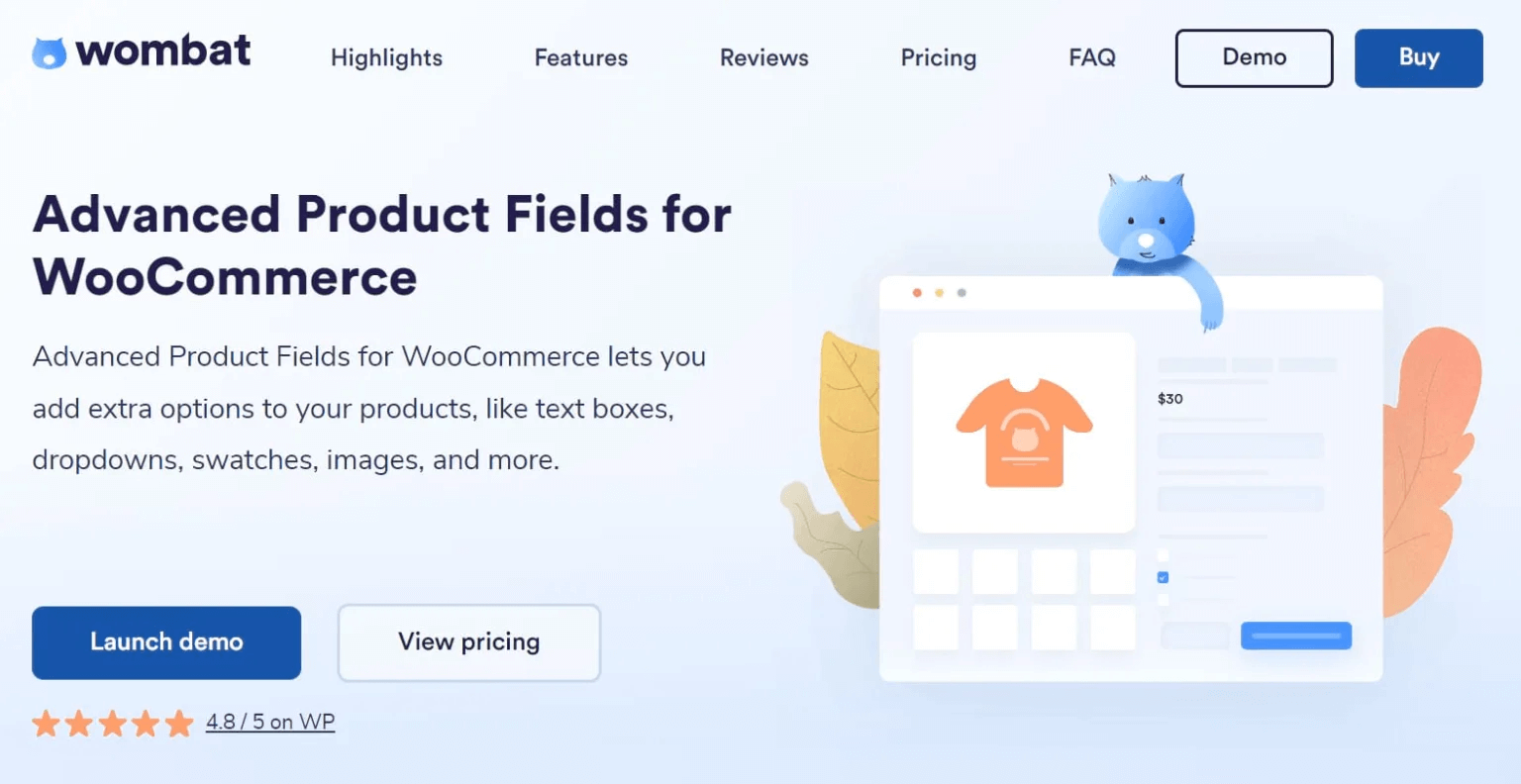 Los campos de productos avanzados para WooCommerce (APF) brindan la funcionalidad para agregar opciones adicionales a sus productos