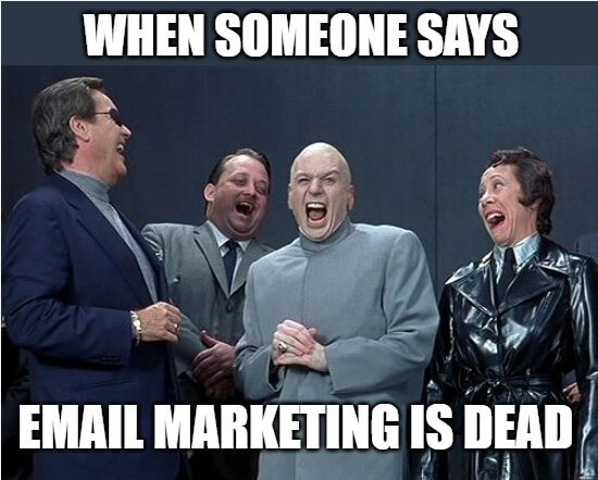 memes de marketing por correo electrónico, ¿está muerto el marketing por correo electrónico? 