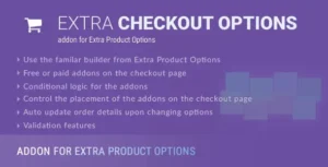 Extra Checkout Options: Plugin WordPress para añadir opciones personalizadas al pago