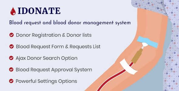 Idonatepro: Plugin WordPress para gestionar donaciones de sangre y donantes