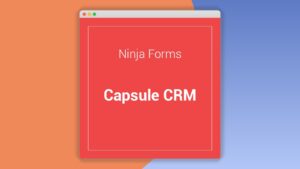 Ninja Forms: Plugin WordPress para conectar formularios a Capsule CRM