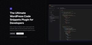 Snipvault: Plugin WordPress para gestionar y desplegar snippets de código
