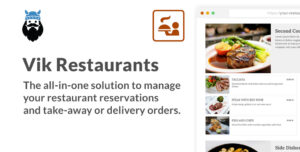 VikRestaurants: Plugin WordPress para gestionar reservas y pedidos de restaurantes