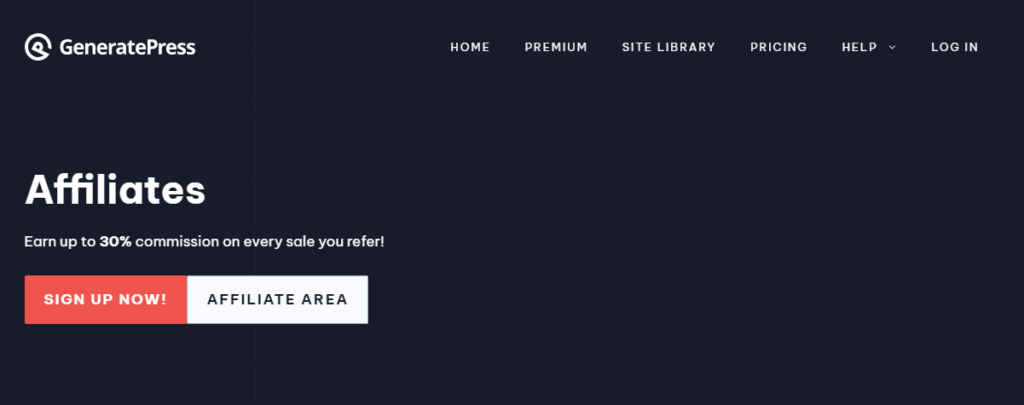Afiliado de GeneratePress: programas de afiliados de WordPress