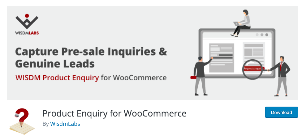 consulta de producto wisdm para woocommerce